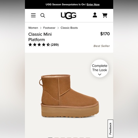 UGG Shoes - Uggs classic mini platform size 7
